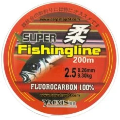 SUPER FISHING LINE FLUOROCARBON 200m -Visserij Benodigdheden Korting Super fishing line fluorocarbon 026mm 25 min min