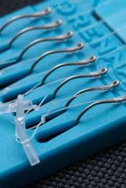 Drennan CARP PUSHSTOPS BARBLESS HOOKLENGTHS 6" - 15cm -Visserij Benodigdheden Korting drennan Carp Pushstops barbless Hook 1 min