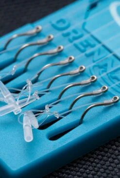 Drennan POWER PUSHSTOPS BARBLESS HOOKLENGTHS 6" - 15cm -Visserij Benodigdheden Korting drennan Power Pushtops barbless hooklengths onderlijnen 2 min