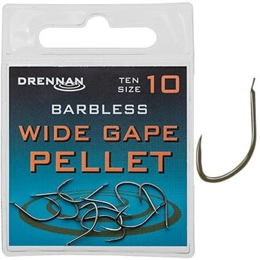 Drennan WIDE GAPE PELLET BARBLESS 3 Drennan WIDE GAPE PELLET BARBLESS