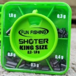 PLOMBS SHOTER BOXES -Visserij Benodigdheden Korting fun fishing shoter box king size min