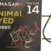 Kamasan ANIMAL EYED BARBEB -Visserij Benodigdheden Korting kamasan animal eyed barbed vishaak size 14 min